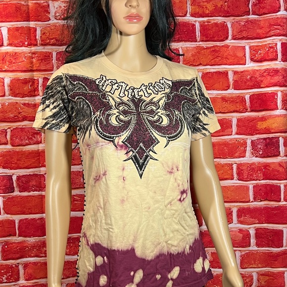 Affliction Women’s T-Shirt - Picture 5 of 10